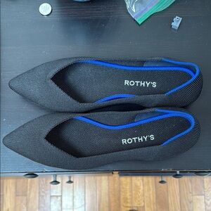 Rothy's Black Points 9.5
